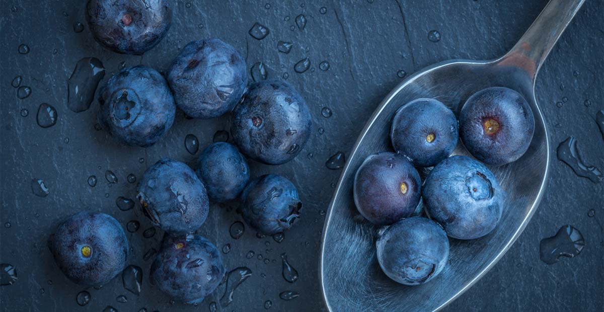 Spoonful of Blueberries by Steve Collins